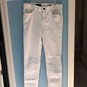 Winter white skinny cords